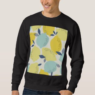 Citrus fruits, vibrant seamless pattern. sweatshirt