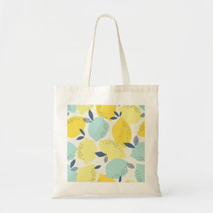 Citrus fruits, vibrant seamless pattern. tote bag