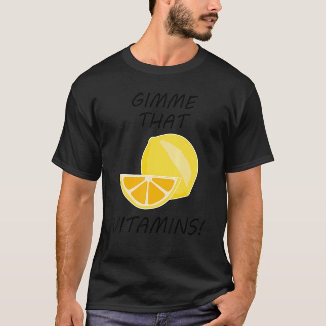 Citrus Fruits Vitamins Lemonade Fruits T-Shirt (Front)