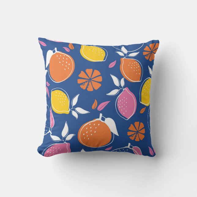 Citrus Garden Delight Cushion (Front)