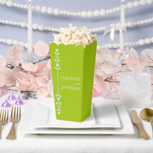 Citrus Green & Coastal Blue Wedding Favour Box