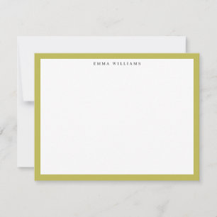 Citrus Green Frame Note Card