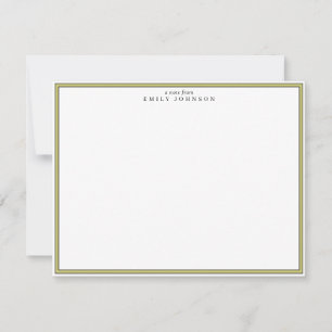 Citrus Green Frame Note Card