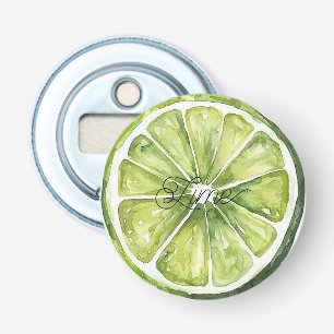 Citrus Green Lime Fruit Bottle Opener