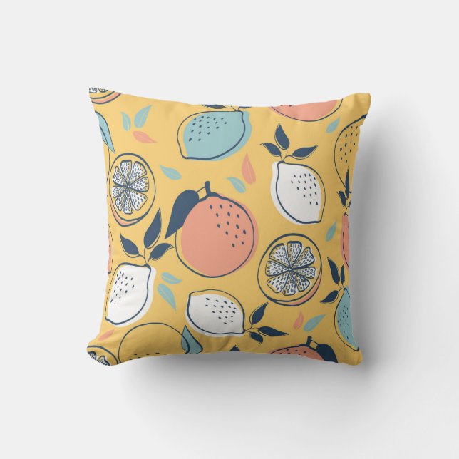 Citrus Harvest Delight Cushion (Front)