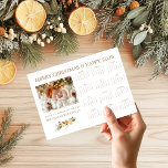 Citrus Hygge Christmas Calendar Magnet<br><div class="desc">Add the fresh, cosy touch of the holiday season to your family and friends' refrigerators all year round, with our Citrus Hygge Christmas ✨2025✨ Calendar Magnet. This botanical-themed design includes a place for your photo and family name, alongside the heartfelt reminder from Isaiah 9:6, "For unto us a child is...</div>