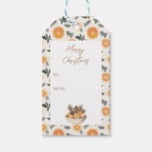 Citrus Hygge Christmas Gift Tag