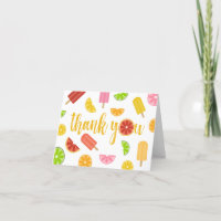 Citrus Ice Pops Thank You