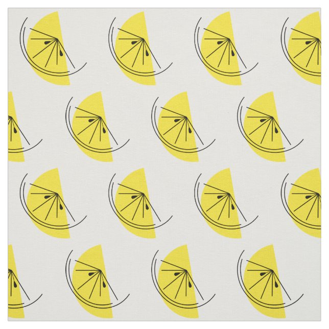 Citrus Lemon fabric (Swatch)