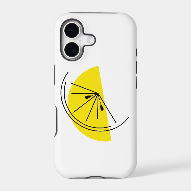 Citrus Lemon iPhone case (Back)
