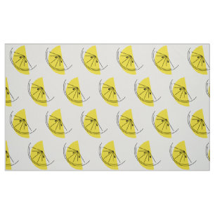 Citrus Lemon large print fabric