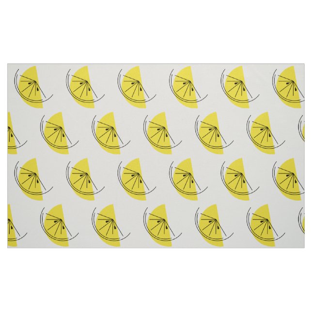 Citrus Lemon large print fabric (Fat Quarter)
