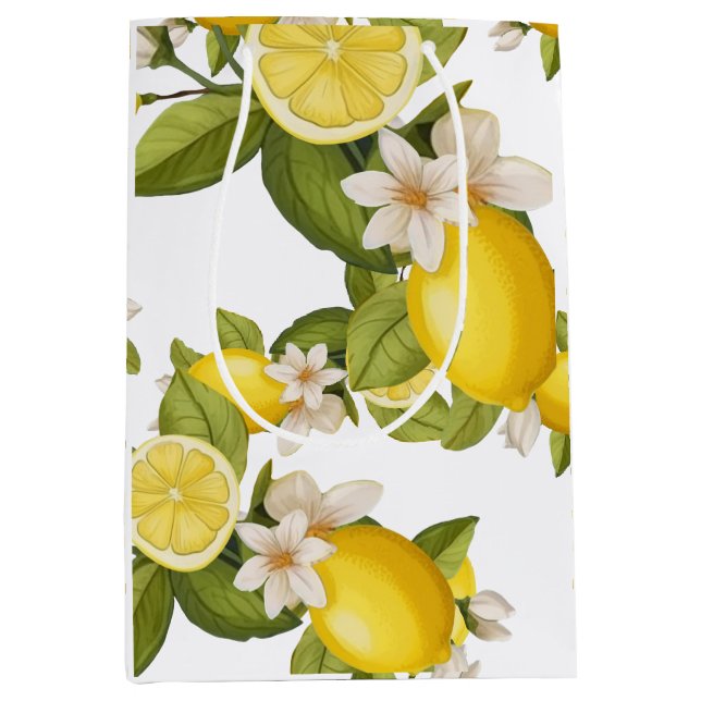 citrus lemon medium gift bag (Front)