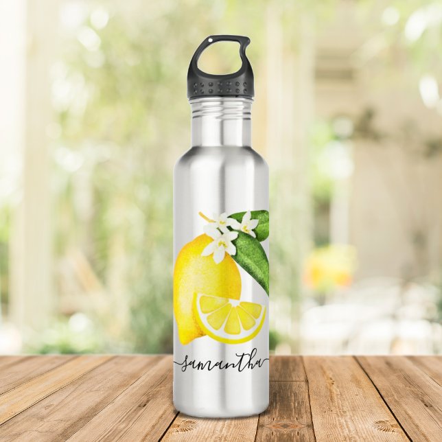 Citrus Lemon Monogram 710 Ml Water Bottle (Creator Uploaded)