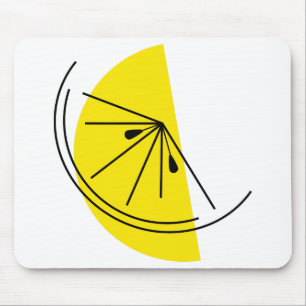Citrus Lemon mouse pad