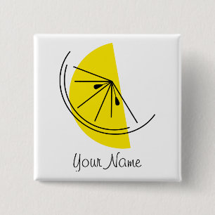 Citrus Lemon Name button