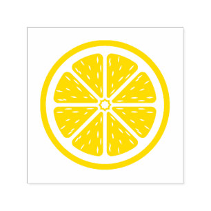 Citrus, Lemon, Orange, Fruit Self-inking Stamp