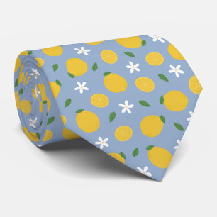 Citrus Lemon Pattern Tie