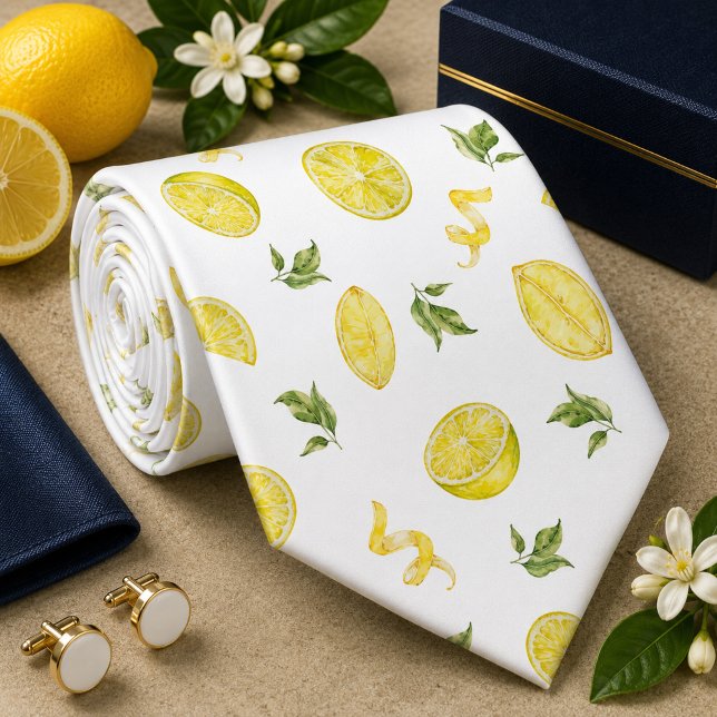 Citrus Lemon pattern Tie (Creator Uploaded)