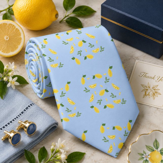 Citrus Lemon pattern Tie (Creator Uploaded)