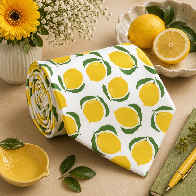 Citrus Lemon pattern Tie (Creator Uploaded)