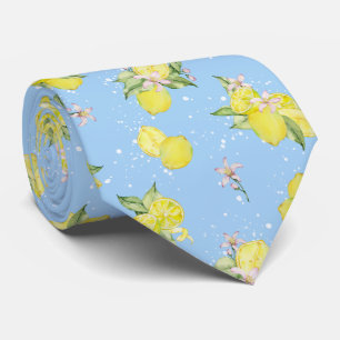  Citrus Lemon Pattern Tie