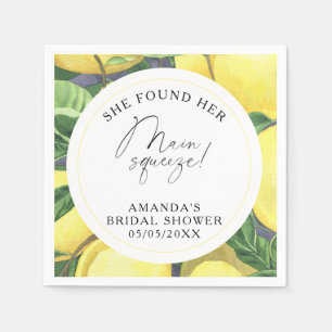 Citrus Lemon - She found her main squeeze Napkin
