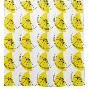 Citrus Lemon shower curtain
