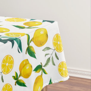 Citrus,lemons,summer tablecloth