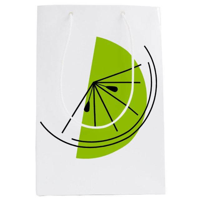 Citrus Lime gift bag medium (Front)