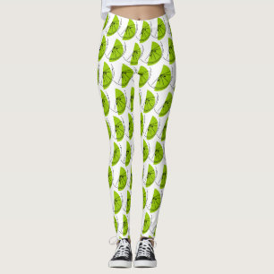 Citrus Lime Multi leggings