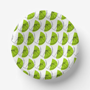 Citrus Lime Multi Paper Plate