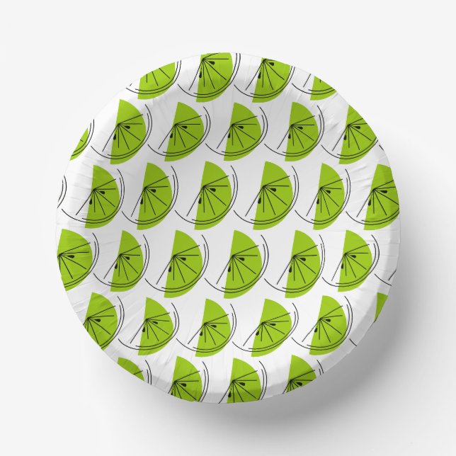 Citrus Lime Multi Paper Plate (Front)