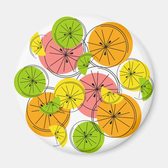 Citrus magnet round (Front)