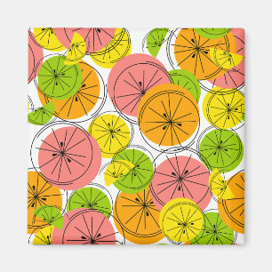 Citrus magnet square