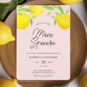 Citrus Main Squeeze Bridal Shower Invitation