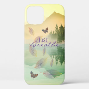 Citrus Mountain Reflection JUST BREATHE   iPhone 12 Pro Case