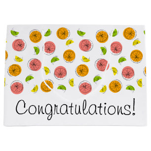 Citrus Multi Congratulations! gift bag large