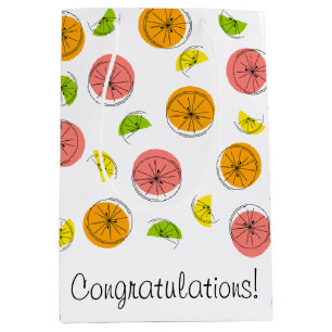 Citrus Multi Congratulations! gift bag medium