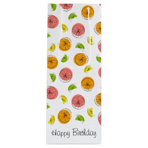 Citrus Multi Happy Birthday gift bag small