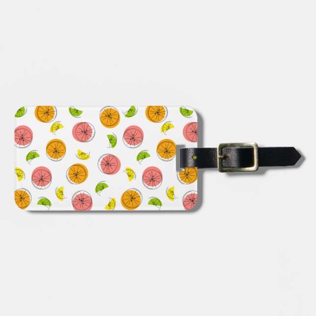 Citrus Multi luggage tag (Front Horizontal)
