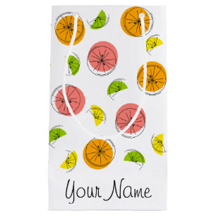 Citrus Multi Name gift bag small