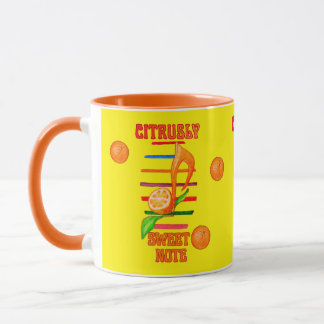 CITRUS MUSIC NOTE DESIGNED MUG