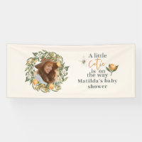 Citrus, orange + blossom little cutie baby shower