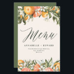 Citrus orange botanical modern rustic farmhouse<br><div class="desc">Citrus orange botanical modern rustic wedding design. Part of a modern collection.</div>