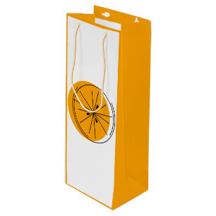 Citrus Orange gift bag wine orange