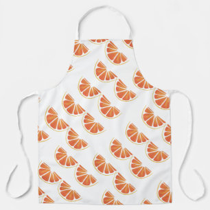 Citrus Orange Grapefruit Slice Art Apron