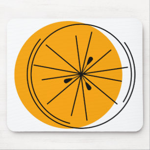 Citrus Orange mouse pad