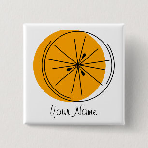 Citrus Orange Name button
