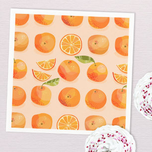 Citrus Orange Paper Napkin